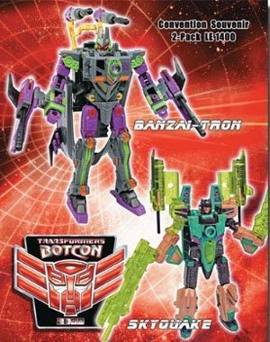 Amazon.co.jp: Transformers: Banzai-tron & Skyquake Figure 2009