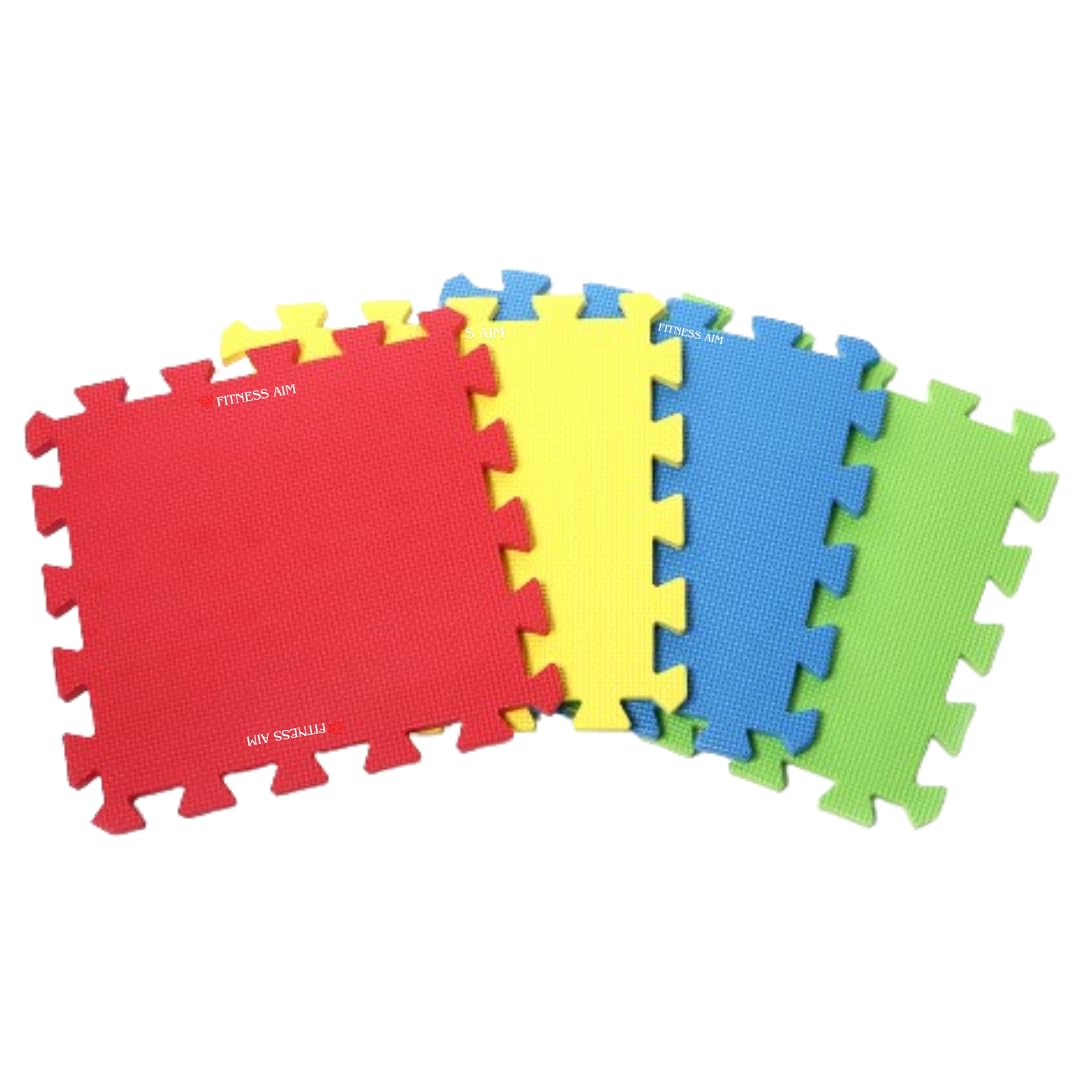 Puzzle Exercise Mat with EVA Foam Interlocking Tiles | EVA Interlocking Mat -15 mm Thick | mats for Floor-image-37