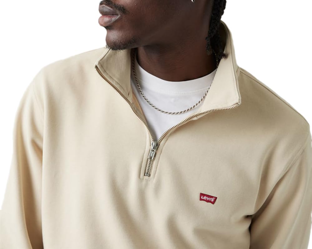 Levi's Oryginalna bluza męska Hm 1/4 Zip, Fog, S