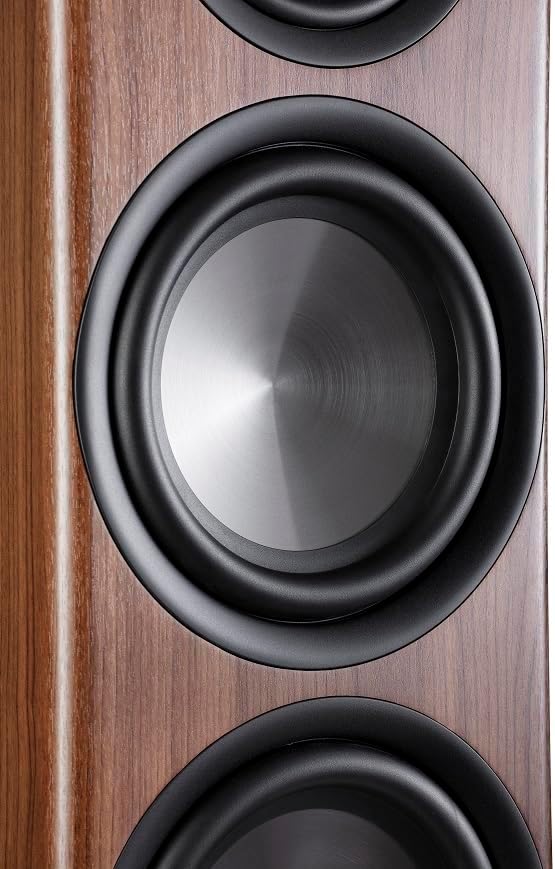 Polk Audio Reserve Series R700 Tower Speaker, 1" Tweeter, a 6.5" Woofers & Dual 8" Long-Throw Drivers, Hi-Res Certified, Dolby Atmos & IMAX Enhanced for Dynamic Home Theater Audio, Walnut Brown - Image 7
