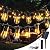 S14 Solar String Lights Outdoor with Remote 60 FT, USB & Solar Dual Charging, Waterproof, 8 Modes 3 Timers, 20+2 LED Shatterproof Bulbs, Dimmable Solar Light for Camping Backyard Bistro Porch Garden