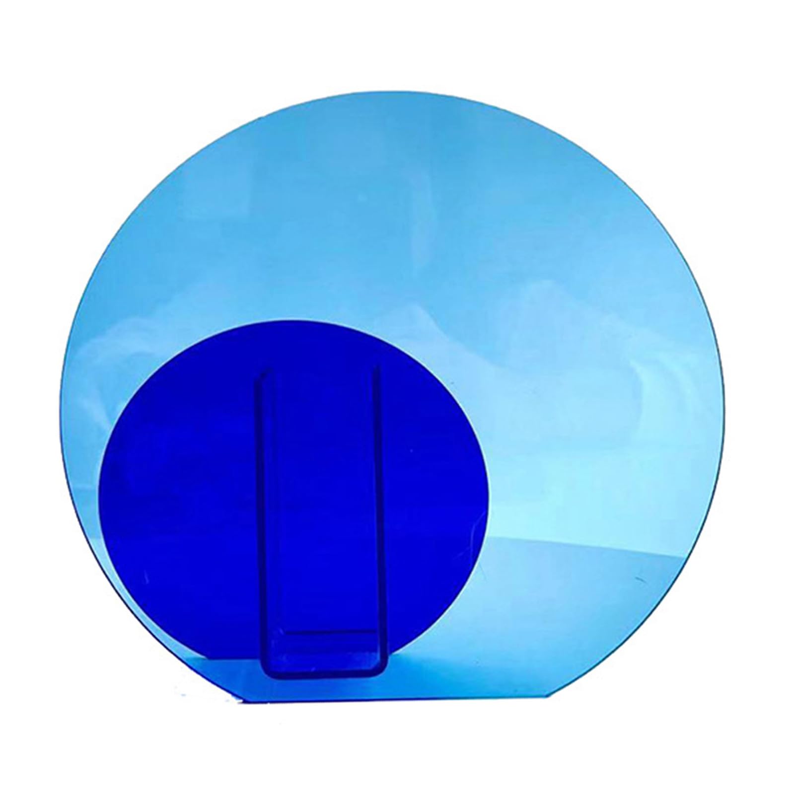 Sunicon Acrylic Vase,Special Shape Vase Neon Acrylic Vase Easy to Keep Clean Fashionable Geometric Acrylic Floral Vase for Home Decoration (Major and Minor Circle)