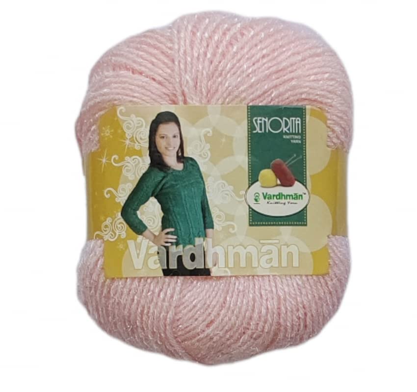 KYSS Vardhman Senorita Wool (200 Gm) (50 Gram Each) Ball Hand Knitting Art Craft Soft Fingering Crochet Hook Yarn, Needle Acrylic Thread Dyed Shade No-4