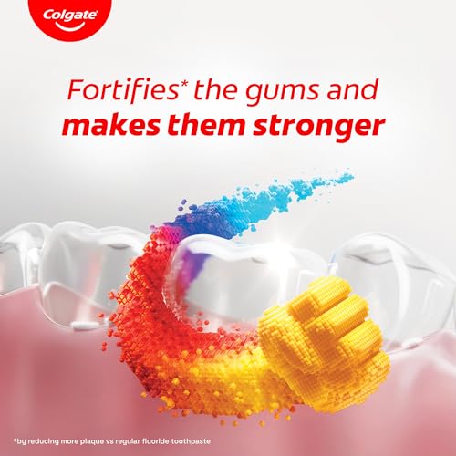 Image of Colgate Total Plaque Release Toothpaste Tooth paste with Amino Foam & Zinc Colgate Paste Toothpaste for Stronger Gums 3X More Effective at Fighting Plaque - Natural Mint 160g (Pack of 2 x 80g)