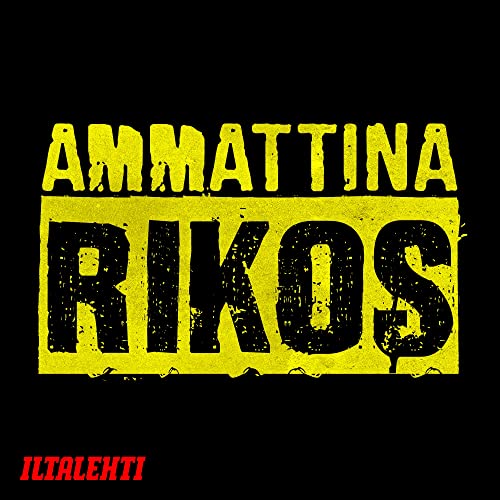 『Ammattina rikos』のカバーアート