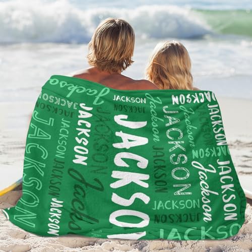 Personalized Name Blanket Customized Baby Blankets for Girls Boys Adults Monogrammed Blankets and Throws Christmas Birthday Mothers Fathers Valentines Day Gift
