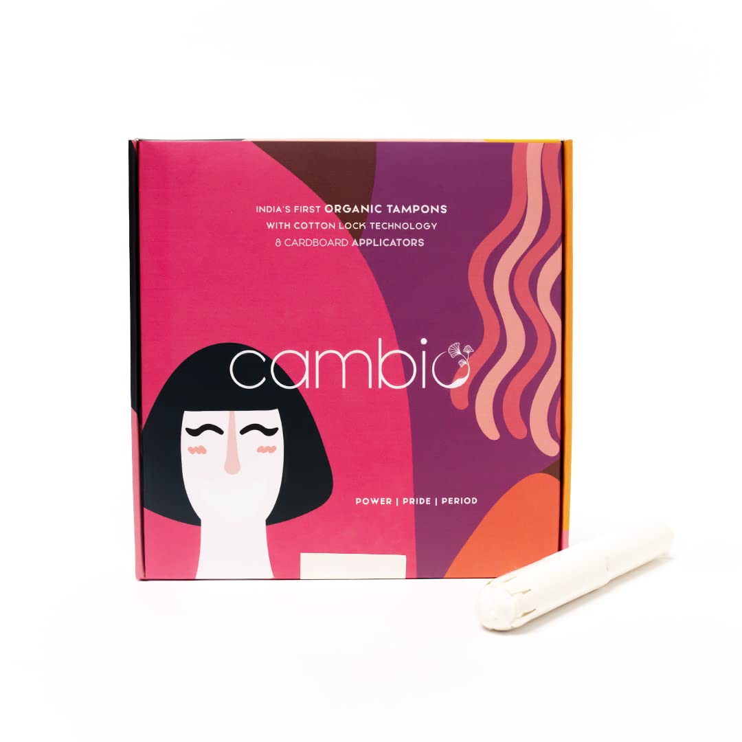 Cambio Tampons for Periods with Cardboard Applicators - Super Plus 8 Pieces | 100% Organic Cotton Ultra Soft & Highly Absorbent | Irritation Free Protection, FDA Approved | Dermatologically Tested (B0BLSP47LB) Amazon Price History, Amazon Price Tracker