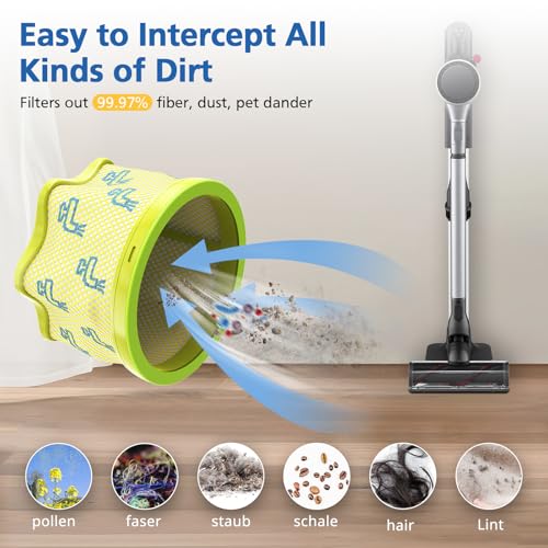 Image of 4 Pack Replacement Pre-filters for LG CordZero A9 Cordless Series Vacuum