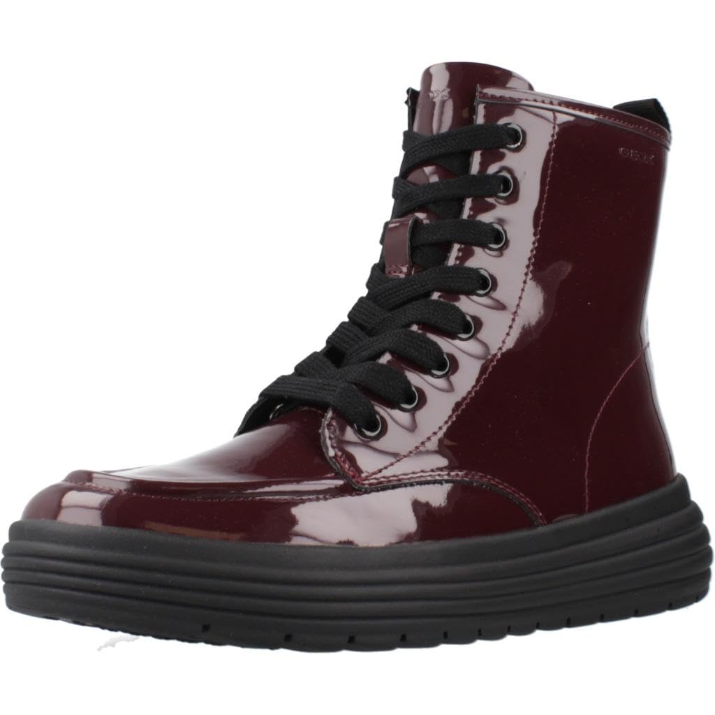 Geox J PHAOLAE GIRL A, Ankle Boot, DK BURGUNDY,