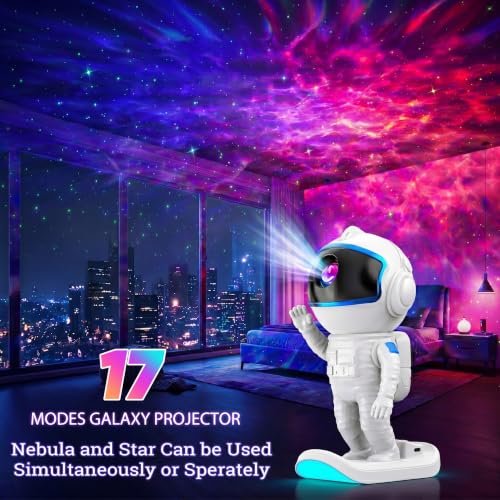 Stbands Astronaut Galaxy Projector, Star Night Light for Kids Bedroom - image 2