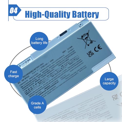 Image of VGP-BPS33 Laptop Battery Compatible with Sony Vaio Svt-14 Svt-15 T14 T15 Touchscreen Ultrabooks VAIO SVT14126CXS SVT14127CGS SVT14128CC SVT14127CG SVT14127CH Vaio SVT141A11L 11.4V 43Wh