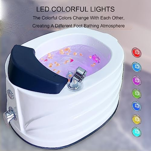 Tina para Pedicure con Hidromasaje y Luz LED miniatura 5