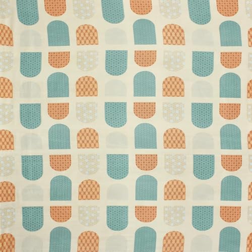 Image of Jashan 210 TC Premium Glace Cotton Elegant Geometric Design Pattern Cotton Single Bedsheet Set - Soft, Stylish & Skin-Friendly 60x90 incheSize Bed Sheet 17x27 inch Pillow Cover - Multi Geometric