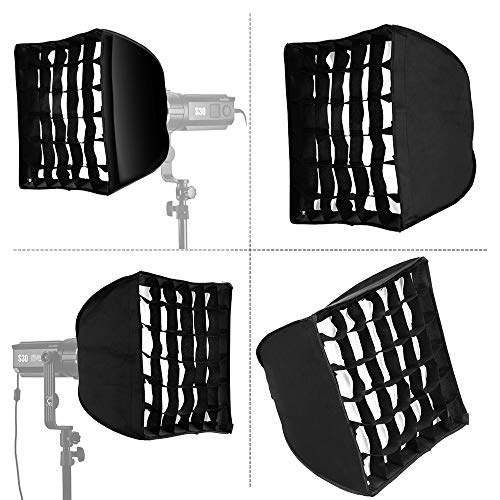 GODOX SA-30 30cm x 30cm Softbox mit Gitter für S30 LED Fokussierlicht (SA30)
