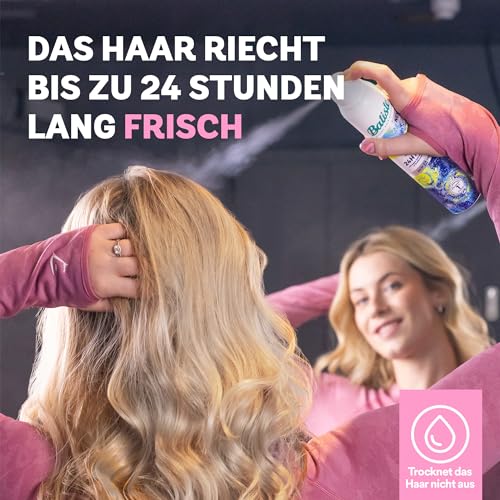 Batiste Trockenshampoo 24H Active 200ml, ohne Ausspülen, Haarpflege Spray mit belebendem Duft, Sweat Activated Technologie, vegan & unsichtbar, von Batiste Hair Care