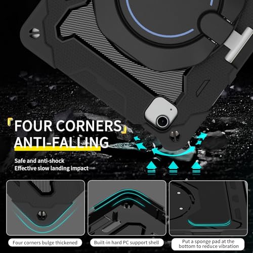 Coque robuste iPad Air 11 M3 résistant aux chocs pour protéger des chutes