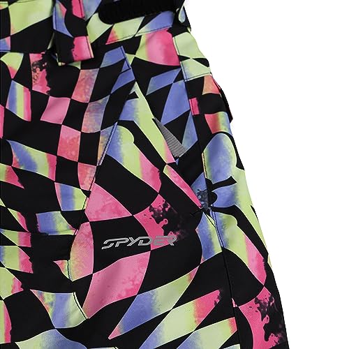 Pantalon de ski enfant Spyder Olympia bleu technique imperméable - 5