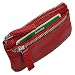 Produktbild GoBago Branco Schlüsseltasche Leder Schlüsseletui Schlüsselmappe Auto Etui Tasche (Rot)