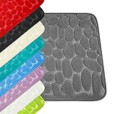 ⭐ WASCHBAR & PFLEGELEICHT - Damit auch sonst nichts in den Badvorlegern hängen bleibt, können die Badematten & Badteppiche bei 30 °C in der Waschmaschine unkompliziert Hygienisch reingewaschen werden.