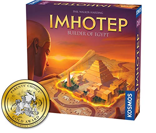 Imhotep Builder of Egypt | Family Board Game by Kosmos | 2-4 Players | Ages 10+ | Toy of The Year Finalist | Parents Choice Gold Award Winner | Toy Insider Top Holiday Toy | Spiel Des Jahres-Nominated #1