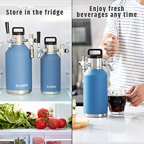Razorri 128Oz Stainless Steel Beer Growler thumb #3