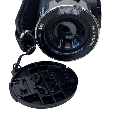 Vivitar 4K HD Digital Video Camera with WiFi, Built-in Night Vision – Blue (DVRE401-BLU)