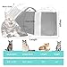 Ameami Cat Bathing Bag Adjustable Cat Grooming Net Bag Anti-bite & Anti-Scratch Cat Bath Washing Restraint Bag, Breathable Mesh Cat Grooming Bag for Shower, Nail Trimming, Injection