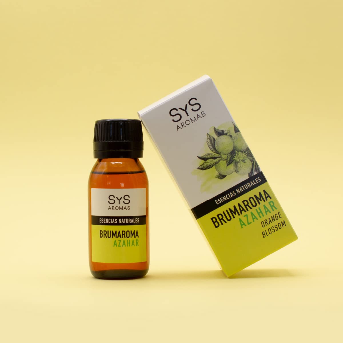 S&S Cosmetica natural BRUMAROMA SYS 50ml AZAHAR. Naturalne olejki eteryczne 100%, Aromaterapia do nawilżacza i dyfuzora Aroma SPA, masaż, relaks.