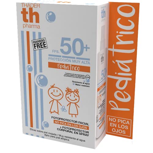 Thader TH Pharma Pack Fotoprotector solar pediátrico facial 50 ml + corporal 200 ml con FPS 50+