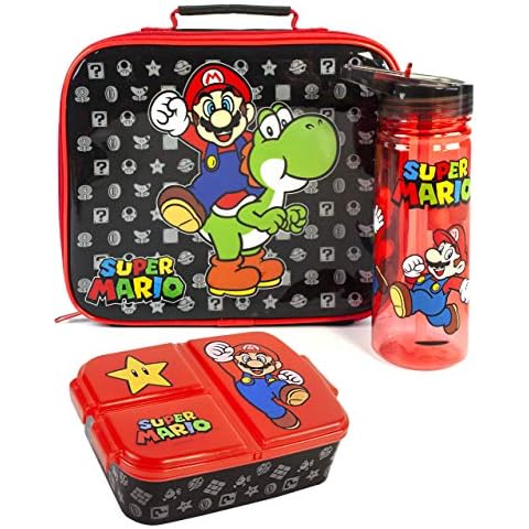 SUPER MARIO Brotdose Set Kinder Einheitsgröße Cover