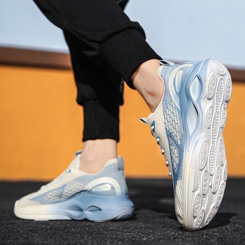 Men's Walking Shoes Cushion Running Tennis Shoes Non-Slip Comfortable Breathable Workout Gym Sports Athletic Fashion Sneakers2