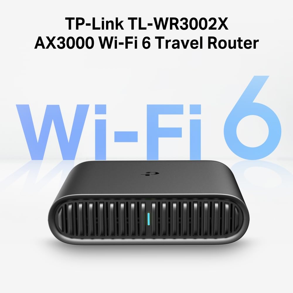 TP-Link TL-WR3002X: Przenośny router AX3000 Wi-Fi 6 z łącznością 2,5 Gb/s, wiele trybów (router, punkt dostępu, przedłużanie, klient itp.) i moc USB-C, idealny do podróży