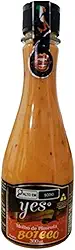 Yes Molho de Pimenta Boteco Defumada, 300ml, Artesanal, Sem Glúten, Base de Vinagre com Pimenta Vermelha, Pimentão e Especiarias