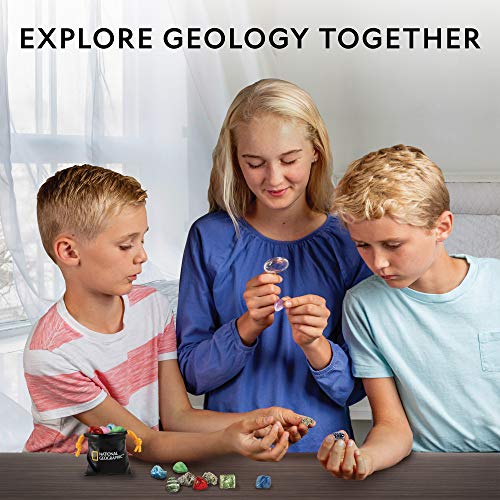 National Geographic Rocks & Mineral Collection - Rock Collection Box for Kids with 15 Gemstones and Crystals, Geology for Kids, Crystal Collection, Science Kit, Rock Gift (Amazon Exclusive) - Image 5