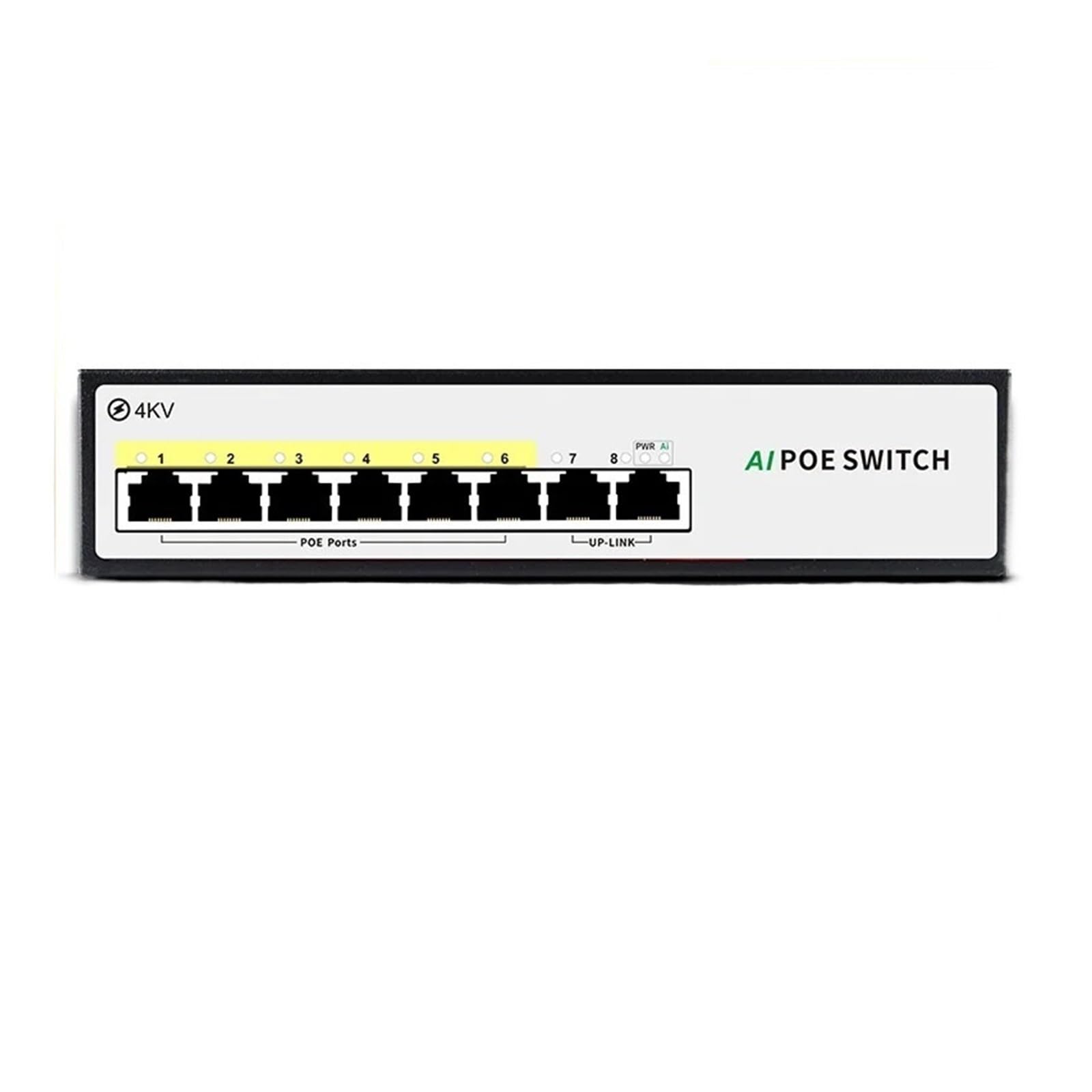 Commutateur POE intelligent 100W de 6 ports pour optimiser la transmission des caméras réseau
