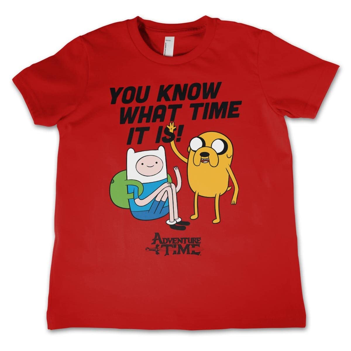 Adventure Time Officially Licensed It's Kids T-Shirt (Red), 8 Years