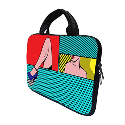 Image of Theskinmantra Blue Sandal Laptop Sleeve for 13 inch laptops