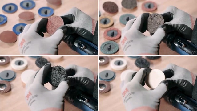 Image of 60Pcs Sanding Discs Set, 2 inch Quick Change Sanding Discs with 1 /4 inch Holders, Die Grinder Surface Conditioning Burr Rust Paint Removal