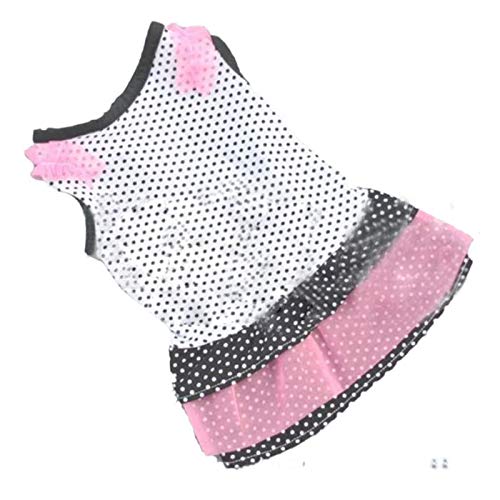 Vestido de princesa para filhotes de cachorro saia para cães de estimação vestido para animais de es
