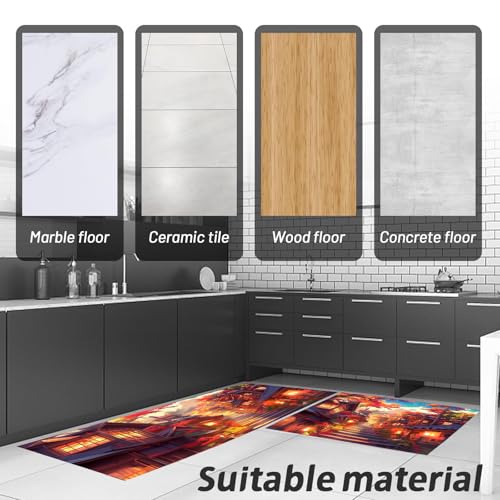 Alfombras de cocina lavables y antifatiga con base segura para proteger tus zonas de paso 6