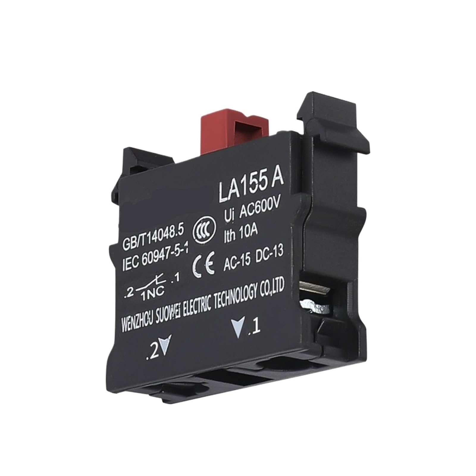 IDGTTLDF Mushroom Button Switch Waterproof Latching Momentary Self Reset Locking Panelboard Power Start Switch Red Green 10A 1NO1NC 22mm(NC Base,1NO1NC)