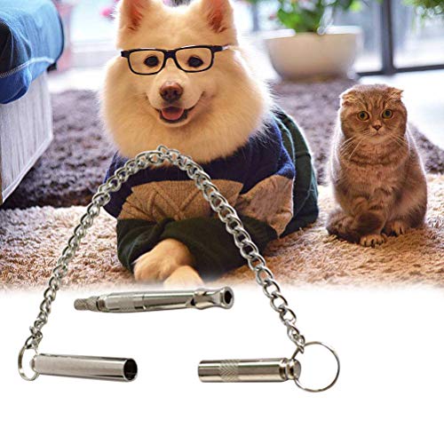 Apito para cães POPETPOP para parar de latir controle de frequência ajustável, ferramenta de treinam