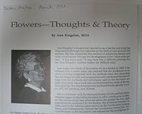 Flowers-Thoughts and Theory: 26 Flower Studies B000KE0N5S Book Cover