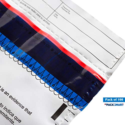 USPACKSMART Deposit Bags with Security Tape Tamper Evident 100-Pack Opaque Plastic for Bank Deposits and Cash Handling 12\"x16\" (Ref 813-00) - Thumbnail 7