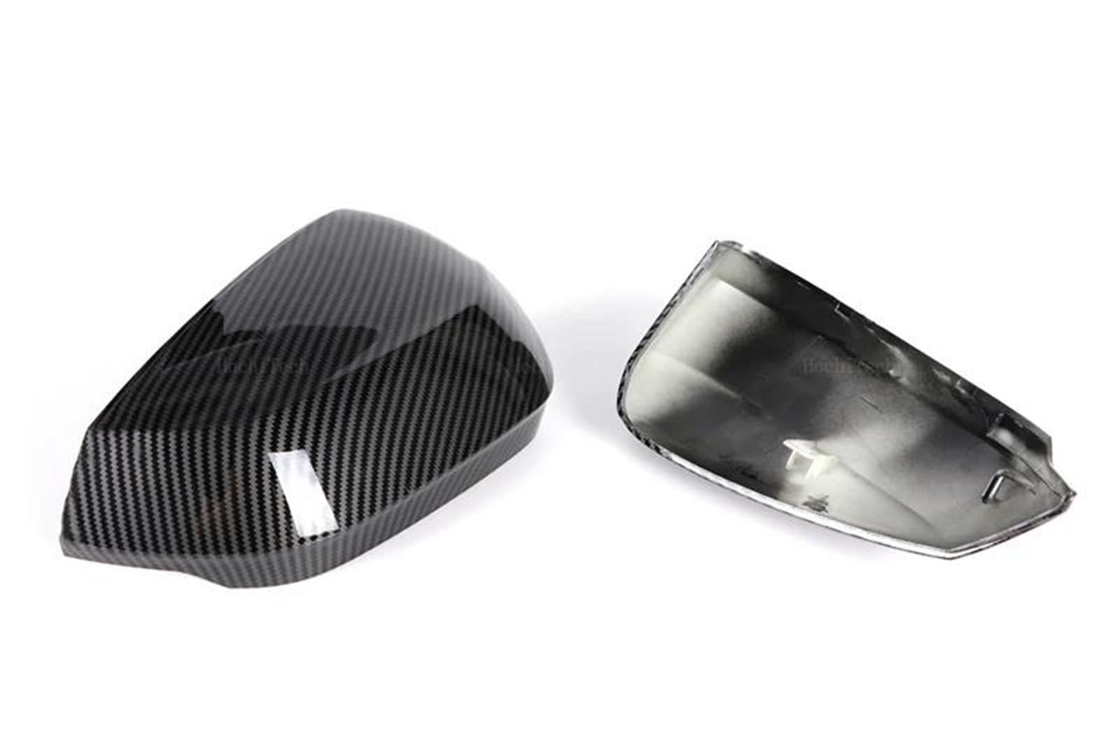 Carcasa 2 Carcasas Exteriores Para Retrovisores De Coche Para Q2, Q3, F3 (2017-2021) Carcasa De Repuesto Para Retrovisor Lateral En Negro Brillante Cubierta del retrovisor
