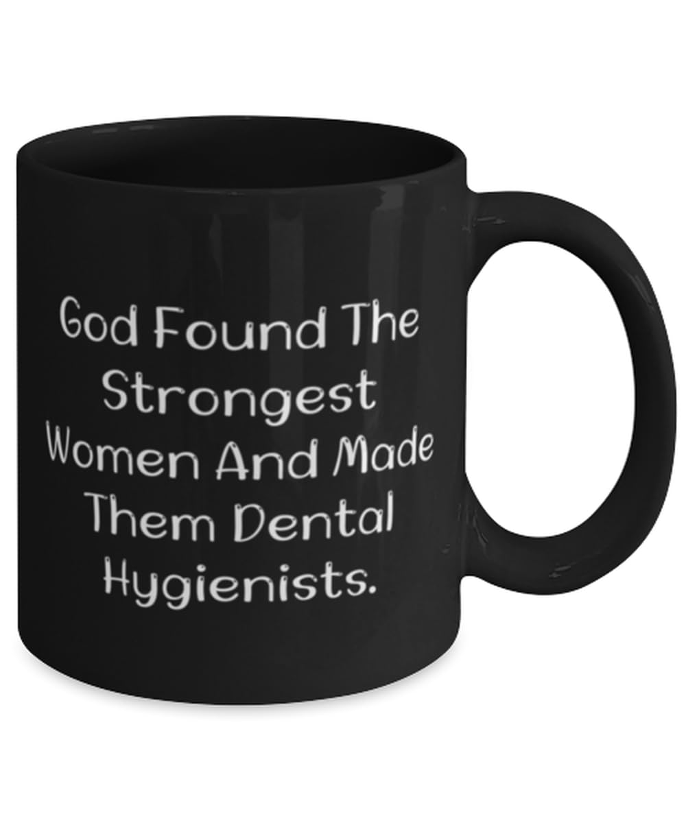 Generic Dental Hygienist Tumbler | All Men Are Created Equal But The Coolest Become Dental Hygienists | Funny Mother's Day Unique Gifts for Dental Hygienists from Husband, 20oz, Black