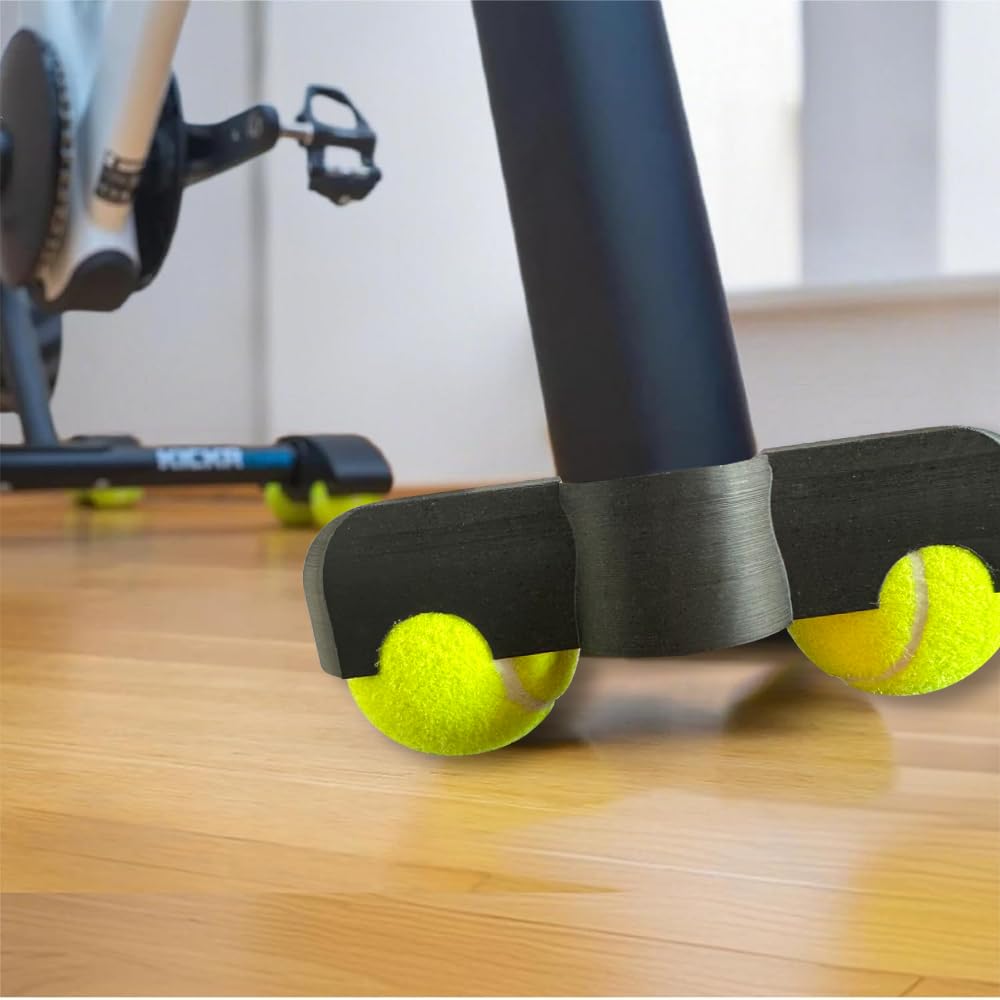 Zwift Ride - Adattatori per piedi a bilanciere per ciclismo indoor, con 2 palline da tennis, accessori per allenamento indoor