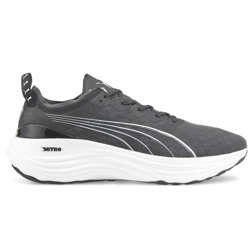 PUMA Mens Foreverrun Nitro Running Sneakers Shoes - Black