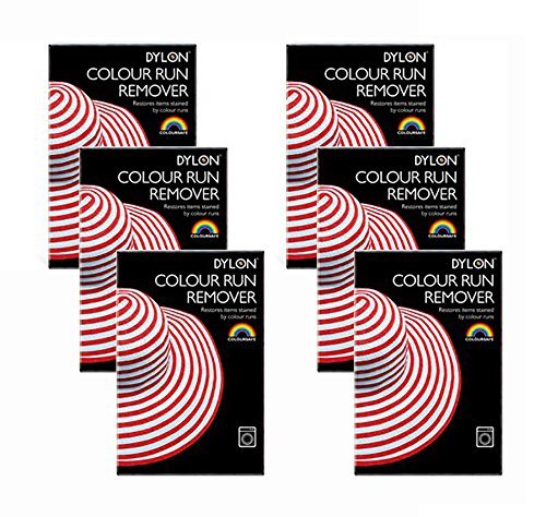 Dylon Wash Machine Colour Run Remover, 6-Pack, A Pack Contains 75ml x 2