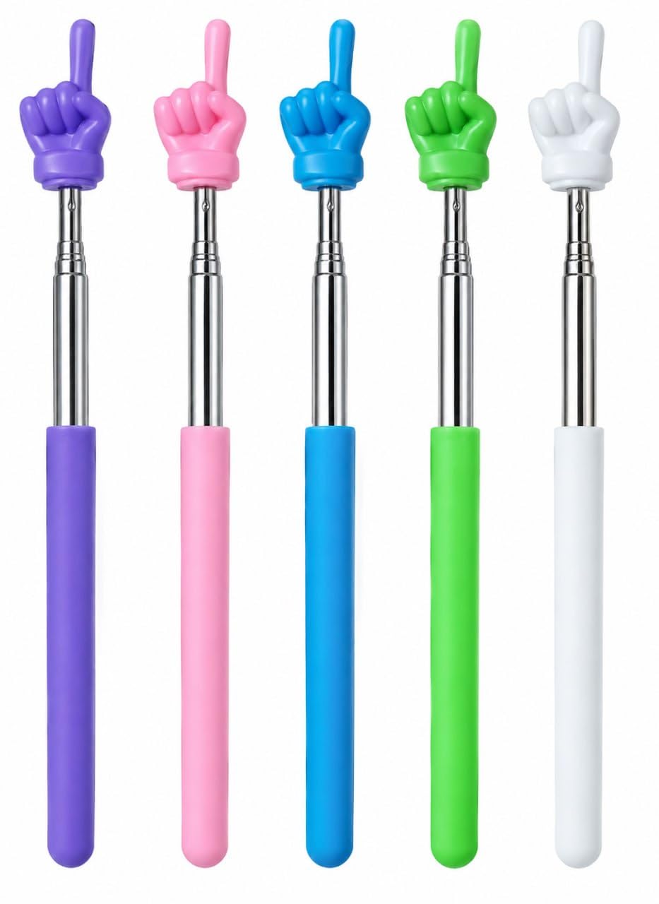 khujli and Hand Pointer Stick Retractable Hand Pointers Finger Pointers Stick for Classroom and Meeting, Mini Extendable Fingers Pointer for Elementary School Kindergarten Teacher Supplies.-image-46